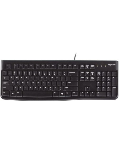 Ofertón Teclado Logitech 920-002518 QWERTY USB Negro | kiwiku