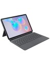 Samsung EF-DT860BJSGES - Funda Bookcover con Teclado para Galaxy Tab S6, Color Gris
