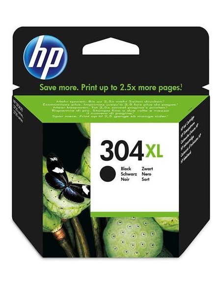 HP N9K08AE 304xl original cartucho de tinta negro 8,5 ml