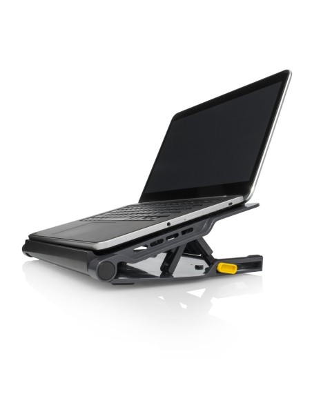 Targus AWE81EU - Base para ordenador portátil con hub de 4 puertos USB y 2 ventiladores de refrigera