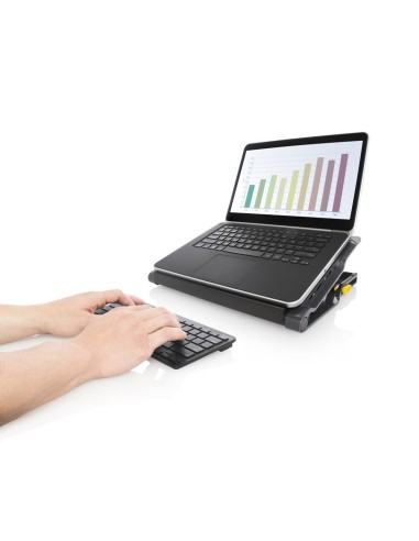 Targus AWE81EU - Base para ordenador portátil con hub de 4 puertos USB y 2 ventiladores de refrigera