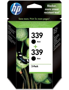 Comprar Pack 2 Cartuchos Originales Hp C9504EE Negro N° 339 | kiwiku