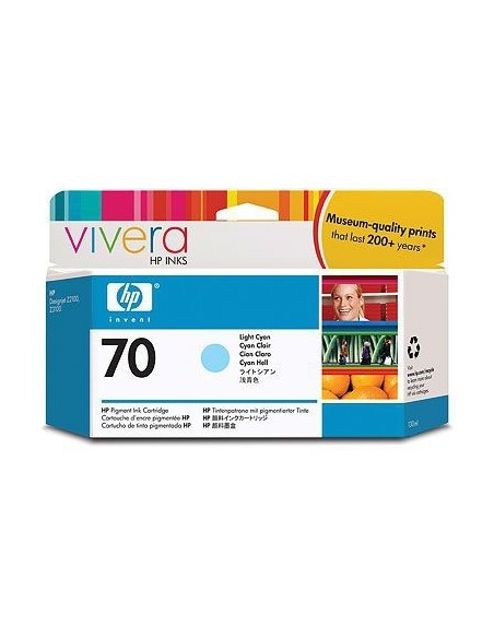 Oportunidad Cartucho Original HP C9390A cian claro Nº 70 | kiwiku