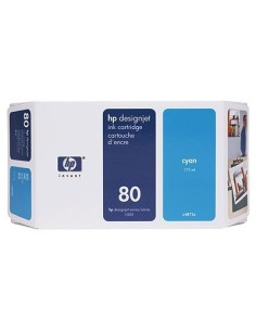 Comprar Cartucho Original HP C4872A cian Nº 80 | kiwiku