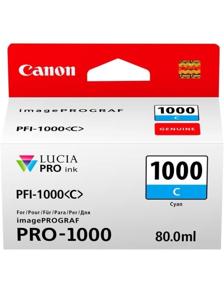 Comprar Cartucho Original Canon 0547C001 cian PFI-1000 C | kiwiku