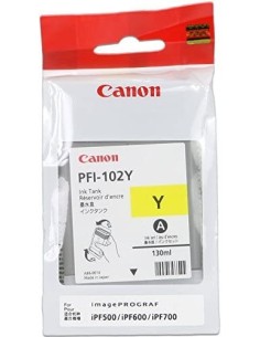 Comprar Cartucho Canon Original 0898B001AA amarillo PFI102 | kiwiku