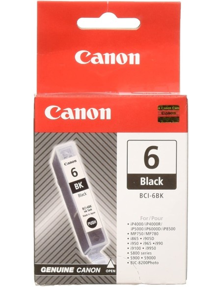 Ofertón Cartucho Original Canon 4705A002 negro BCI-6BK | kiwiku
