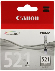 Ofertón Cartucho Original Canon 2937B001 gris CLI-521GY | kiwiku