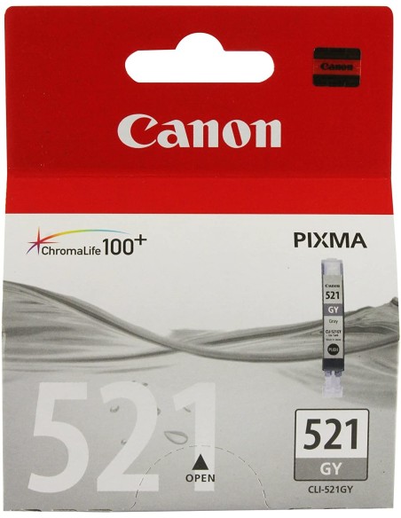 Ofertón Cartucho Original Canon 2937B001 gris CLI-521GY | kiwiku