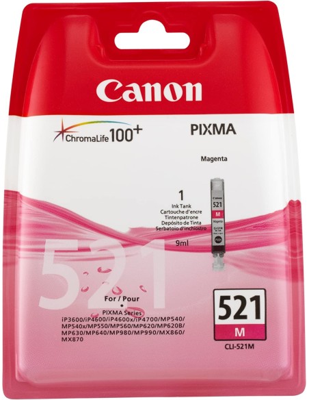 Ofertón Cartucho Original Canon 2935B001 magenta CLI-521M | kiwiku