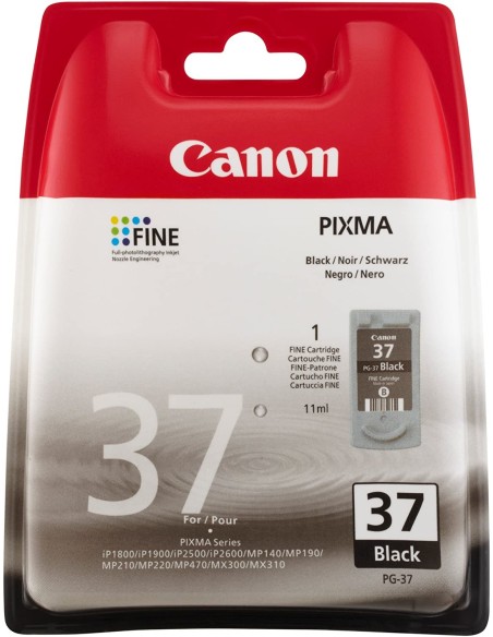 Comprar Cartucho Original Canon 2145B003  negro PG-37 BL | kiwiku