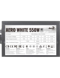 Aerocool AEROW550 Aero fuente de alimentación 550 w white 2
