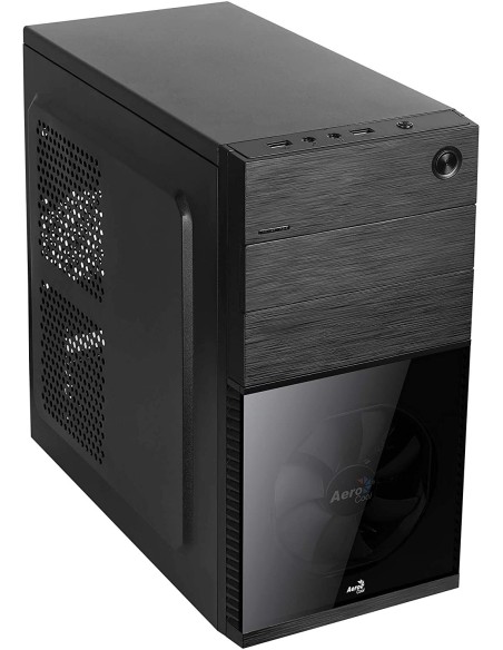 Caja microatx aerocool CS105BK  ventilador frontal negro | kiwiku
