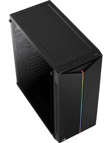 Aerocool Caja semitorre SPLITABK  lateral sin fuente de alimentacion