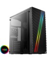 Caja semitorre AtX Aerocool STREAK negra