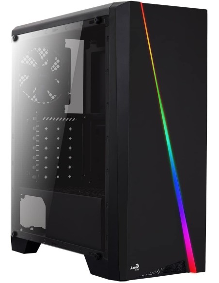 Oferta Caja de PC ATX Aerocool CYLON, ventilador trasero, negro.