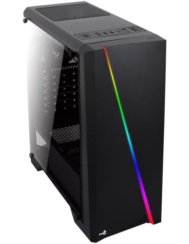 Oferta Caja de PC ATX Aerocool CYLON, ventilador trasero, negro.