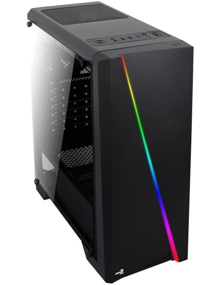 Oferta Caja de PC ATX Aerocool CYLON, ventilador trasero, negro.