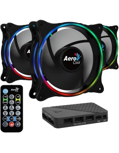 Comprar Aerocool ECLIPSE, pack 3 ventiladores 120mm. ECLIPSE12PRO