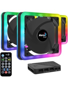 Mejor Precio en Aerocool EDGE Pack 3 ventiladores 140mm | Kiwiku