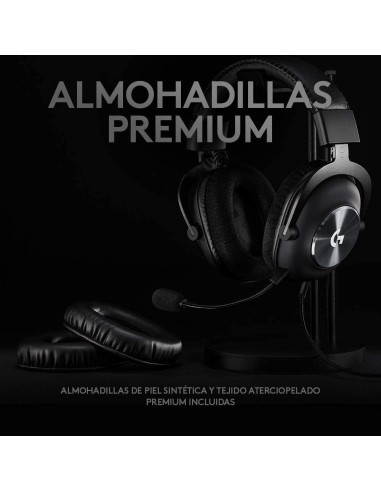Oferta en Logitech G PRO X Gaming Headset negro. 981-000818