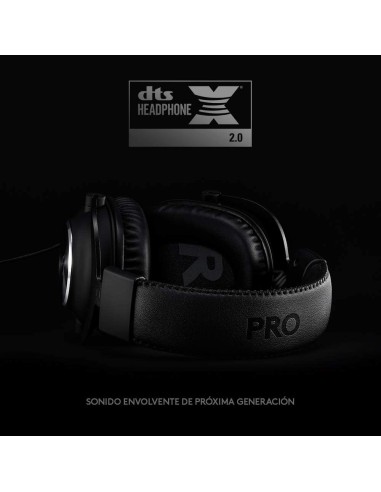 Oferta en Logitech G PRO X Gaming Headset negro. 981-000818