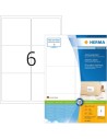 Etiquetas de dirección PREMIUM, A4, 99,1 x 93,1 mm, blancas 600uds