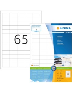 Etiquetas de dirección 4270, A4, 38,1 x 21,2 mm 6500 uds | kiwiku