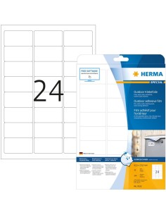 Etiquetas plásticas “Outdoor” 63,5x33,9 A4 240 uds 9532 | kiwiku