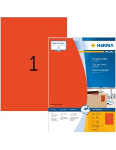 Comprar Etiquetas rojas 210x297 100 hojas A4 100 uds 4402 | kiwiku