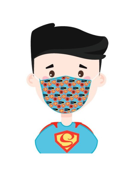 Comprar Mascarilla Infantil Filtro Carbon Superheroes | Kiwiku