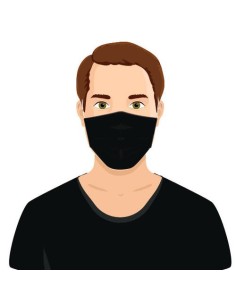 Oferta -   Mascarilla Filtro Carbon Negro | Kiwiku
