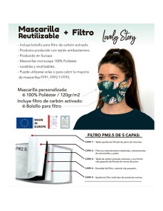 Comprar Mascarilla Filtro Carbon Gris | Kiwiku 2
