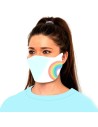 Mascarilla Filtro Carbon Arcoiris