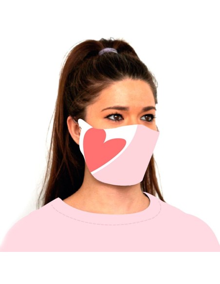 Mejor Precio en Mascarilla Filtro Carbon Corazon | Kiwiku