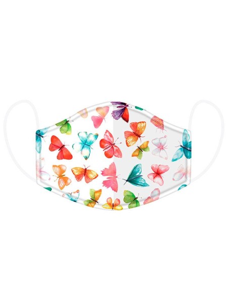 Oferta -   Mascarilla reusable Butterfly House L | Kiwiku