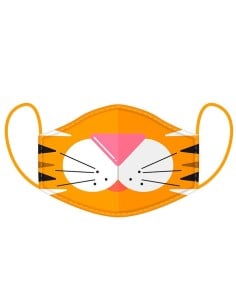 Mejor Precio en Mascarilla reusable Cutiemals Tiger L | Kiwiku