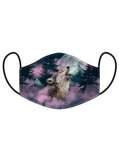 Oferta -   Mascarilla reusable Protector of the North Wolf L