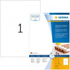 Pack de 525 etiquetas 63.5 x 38.1 mm Herma 5074 color blanco 
