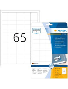 Oferta Etiquetas Movables 39,1x21,2mm 25 A4 2800 uds 4212 | kiwiku