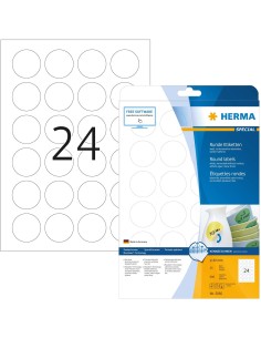 Comprar Etiquetas Movables redondas 40mm 25 A4 600 uds 5066 | kiwiku
