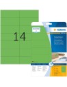 Herma Etiquetas verde 105x42,3 20 A4 280 uds 5061
