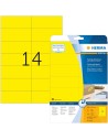 Herma Etiquetas amarillas 105x42,3 20 A4 280 uds 5058