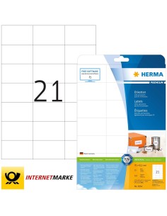 Oferta Herma Etiquetas 70X42,3 25 A4 525 uds 5054 | kiwiku