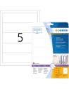 Herma Etiquetas insertables 190x54 25 A4 125 uds 5032