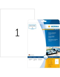 Oferta  Herma Etiquetas brillantes 210x297 25 A4 25 uds 4909 | kiwiku