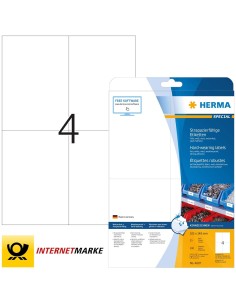 Herma Etiquetas resistentes 105x148 25 A4 100 uds 4697 | kiwiku