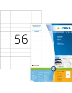 Oportunidad Herma Etiquetas 52,5x21,2 200 A4 11.200 uds 4609 | kiwiku