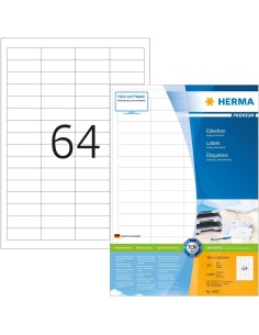 Oferta Herma Etiquetas 48,3x16,9 200 A4 12.800 uds 4607 | kiwiku