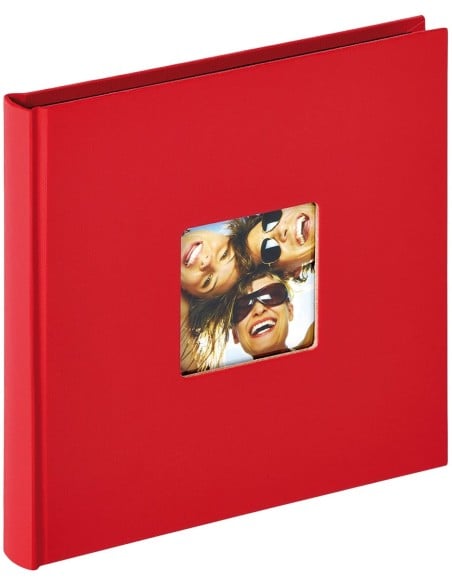 Álbum de fotos Walther Fun Rojo 18x18 30 páginas blancas FA-199-R